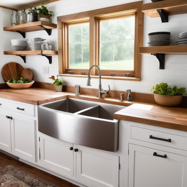 best stainless steel farmhouse sink